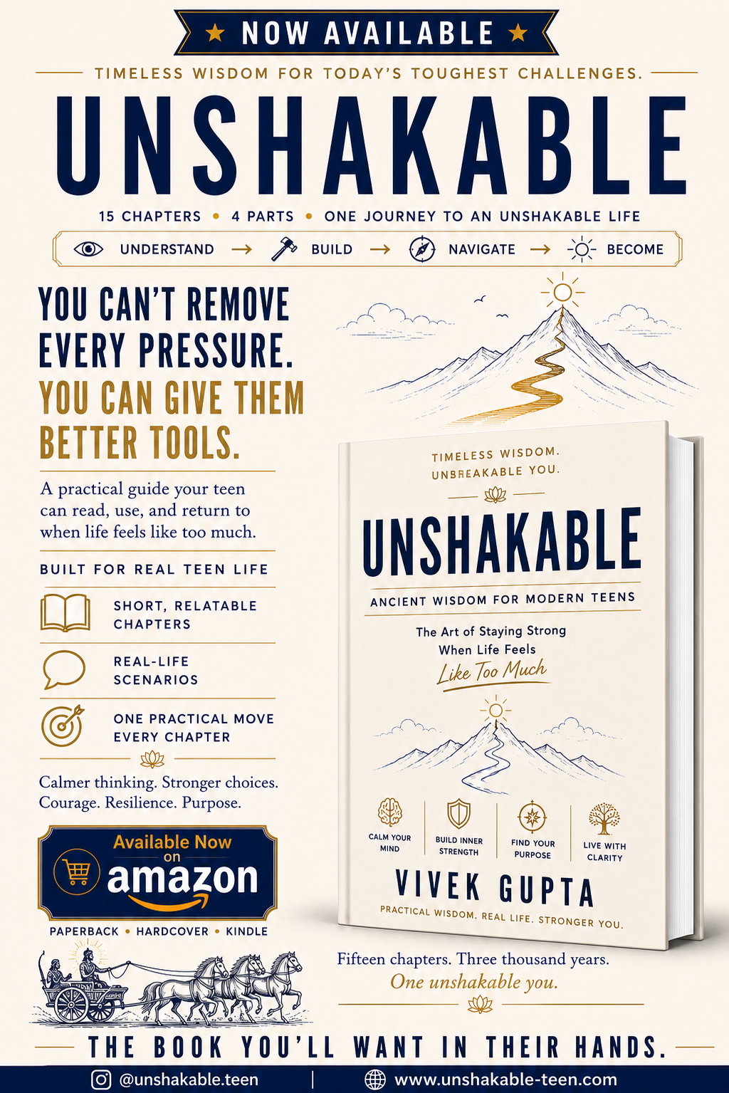 Unshakable promotional poster one