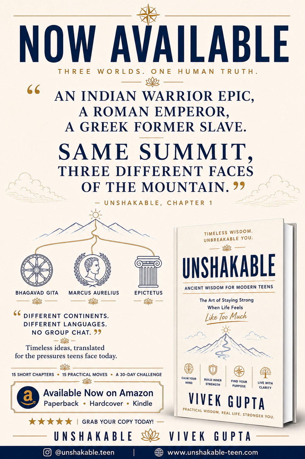 Unshakable promotional poster two